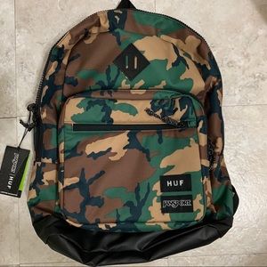 HUF x Jansport Camo Backpack
